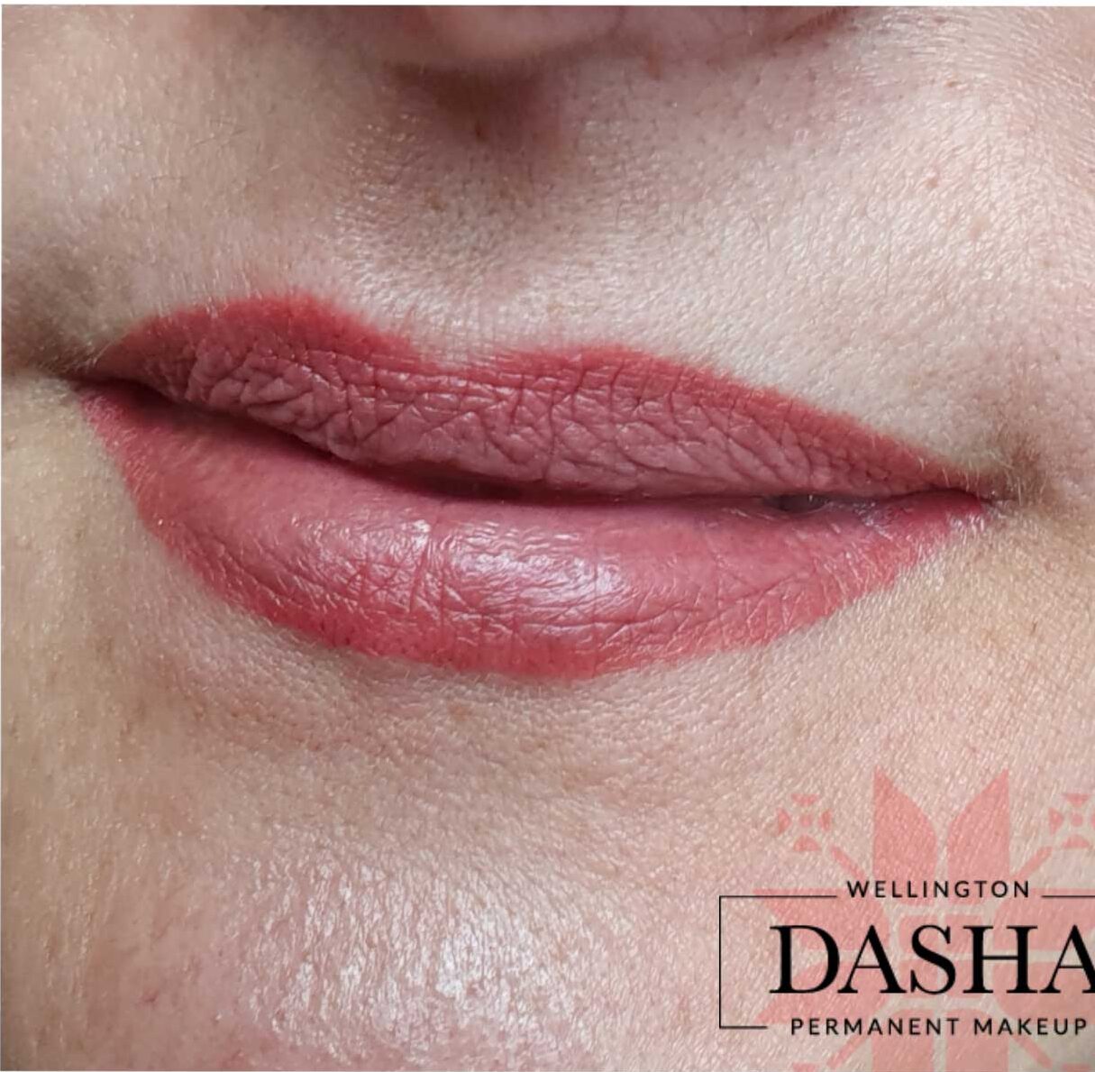 Lipstick Cosmetic Tattoo. Cosmetic and Mediical Tattoo by Dasha. Permanent makeup and reconstructive tattoo, scalp micro-pigmentation in Christchurch, New Zealand