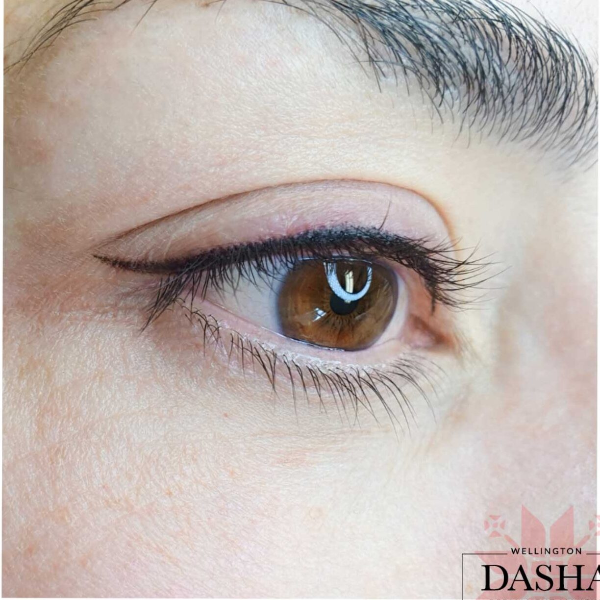 Eyeliner Cosmetic Tattoo. Cosmetic and Mediical Tattoo by Dasha. Permanent makeup and reconstructive tattoo, scalp micro-pigmentation in Christchurch, New Zealand