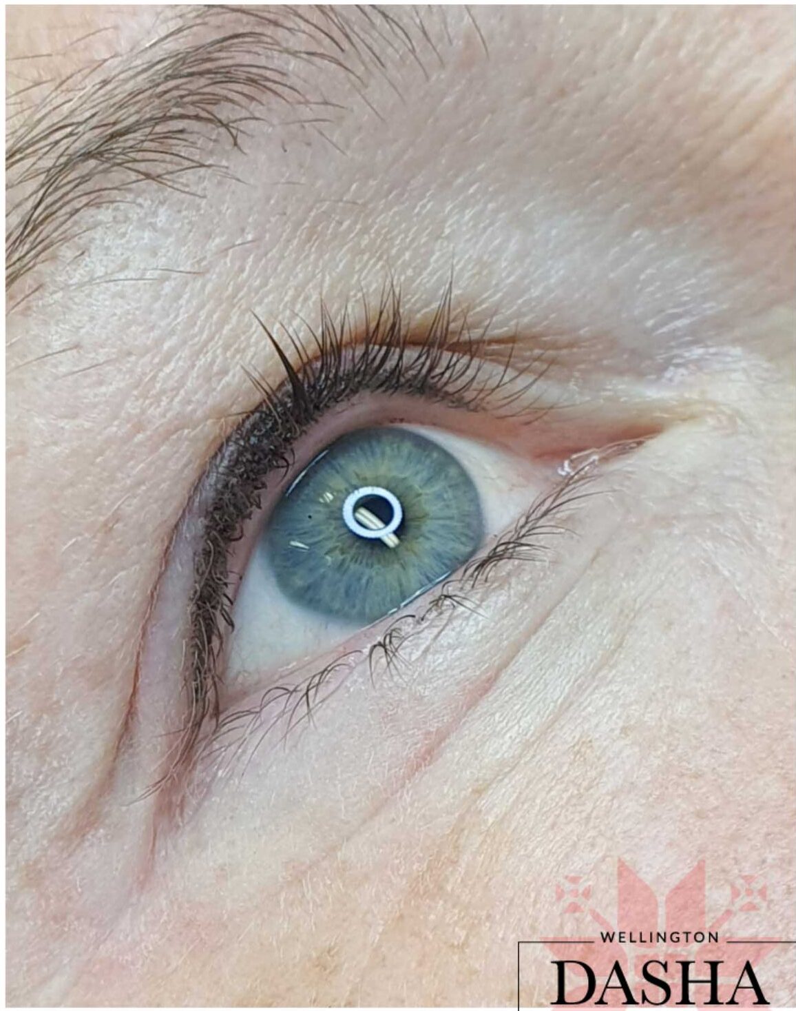 Bottom LashLine and Eyeliner Cosmetic Tattoo. Cosmetic and Mediical Tattoo by Dasha. Permanent makeup and reconstructive tattoo, scalp micro-pigmentation in Christchurch, New Zealand