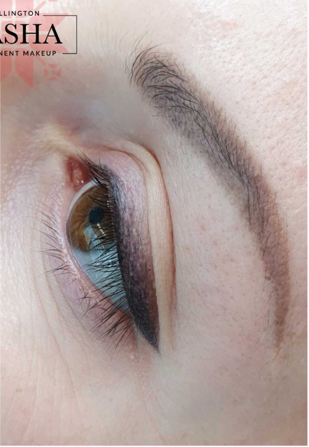 Eyeliner & Brows Cosmetic Tattoo. Cosmetic and Mediical Tattoo by Dasha. Permanent makeup and reconstructive tattoo, scalp micro-pigmentation in Christchurch, New Zealand