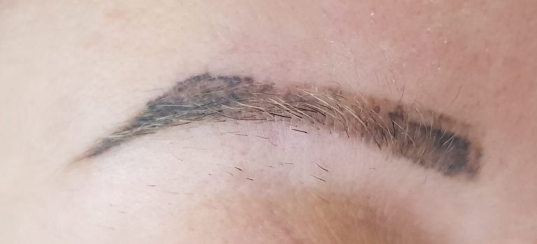 Touch-up for a tattoo that`s been done by someone else. Cosmetic and Mediical Tattoo by Dasha. Permanent makeup and reconstructive tattoo, scalp micro-pigmentation in Christchurch, New Zealand
