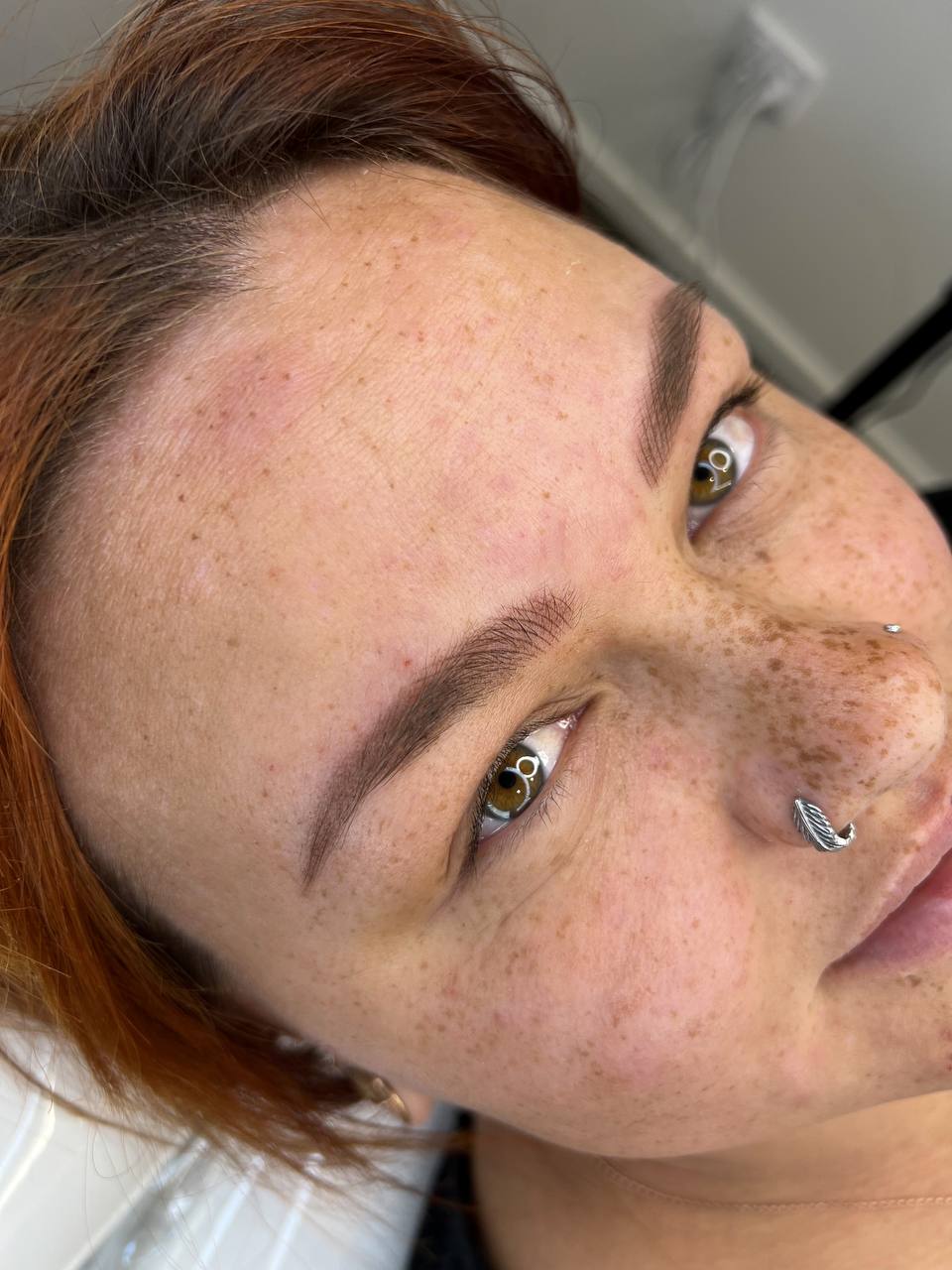 Combination (Hairstrokes + Shading). Cosmetic and Mediical Tattoo by Dasha. Permanent makeup and reconstructive tattoo, scalp micro-pigmentation in Christchurch, New Zealand