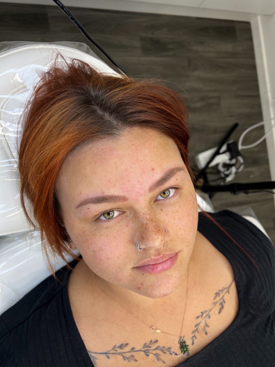 Combination (Hairstrokes + Shading). Cosmetic and Mediical Tattoo by Dasha. Permanent makeup and reconstructive tattoo, scalp micro-pigmentation in Christchurch, New Zealand