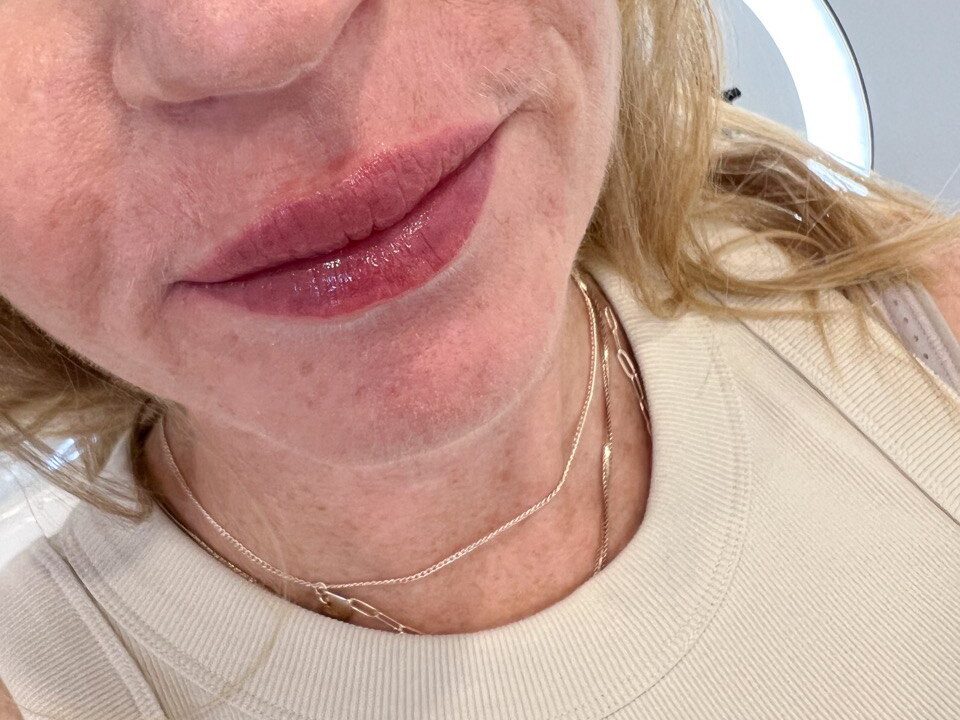 Lip Blush Tattoo. Cosmetic and Mediical Tattoo by Dasha. Permanent makeup and reconstructive tattoo, scalp micro-pigmentation in Christchurch, New Zealand